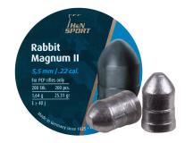 Haendler & Natermann H&N Rabbit Magnum II .22 Cal, 25.62 Grains, Cylindrical, Solid, 200ct 