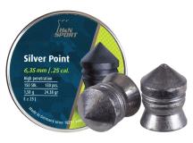 Haendler & Natermann H&N Silver Point .25 Cal, 24.38 Grains, Pointed, 150ct 