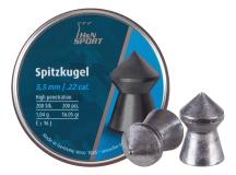 Haendler & Natermann H&N Spitzkugel Pellets, .22 Cal, 16.05 Grains, Pointed, 200ct 