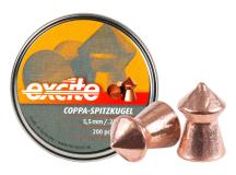 Haendler & Natermann H&N Excite Coppa-Spitzkugel, .22 Cal, 16.05 Grains, Pointed, 200ct 