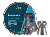 Haendler & Natermann H&N Terminator Pellets, .22 Cal, 16.36 Grains, Hollowpoint, 200ct 