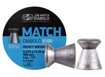 JSB Blue Match Heavy Weight  .177 Cal, 8.26 Grains, Wadcutter, 500ct 