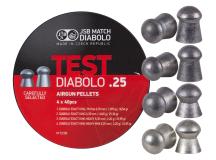 JSB Diabolo Test Pellets, .25 Caliber, Assorted Weights, Round Nose, 160ct 