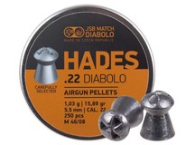 JSB Match Diabolo Hades .22 Cal, 15.89 Grain, Hollowpoint, 250 Count 