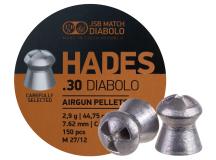 JSB Match Diabolo Hades, .30 Cal, 44.75gr, Hollowpoint, 150 ct 