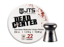 JTS Airguns JTS Dead Center Precision .22 Cal, 18.80 Grain, Wadcutter, 250ct 