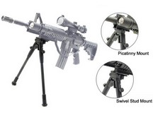 UTG Universal Bipod, Telescoping Legs, Picatinny & Sling Swivel Mount 