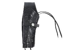 Western Justice 6 Leather Holster, Natural, Right Hand