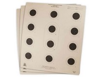 National Target Company National Target Air Rifle Target, 12 Bullseye, 100 ct 