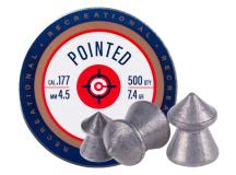 Crosman Field Hunting .177 Cal, 7.4 Grains, Pointed, 500ct 