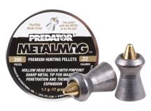 Predator International Predator Metalmag Pellets, .22 Cal, 17 Grains, Pointed, 200ct 