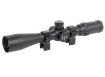 Refurbished CenterPoint 3-12x44 PLT Rifle Scope, Pic. Rings 