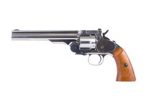 Barra Schofield No. 3 Nickel CO2 BB Revolver, 7 inch Air gun
