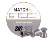 SIG Sauer Match Pellets, .177 Cal, 7.71 Grains, Flat Nose, 500ct 