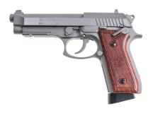 Swiss Arms SA92 CO2 Stainless Pistol, Brown Grips Air gun