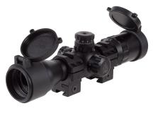 UTG BugBuster 3-12X32 Scope, Mil-dot Reticle, 1/3 MOA AO, 1 inch Tube, Med. Dovetail Rings 