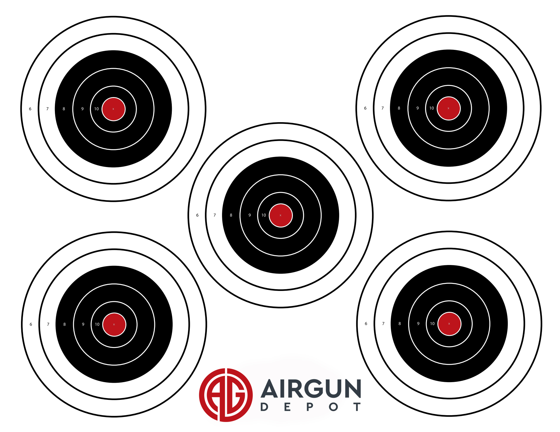 printable targets airgun depot