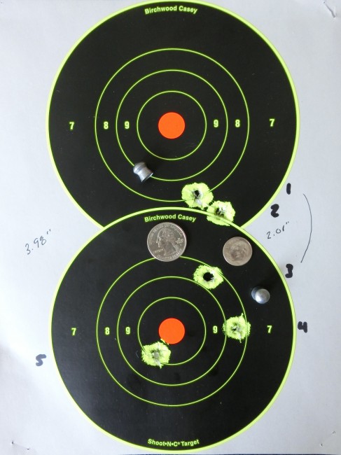 100 yards, group of 5 from 200 bar