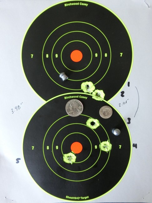 100 yards, group of 5 from 200 bar