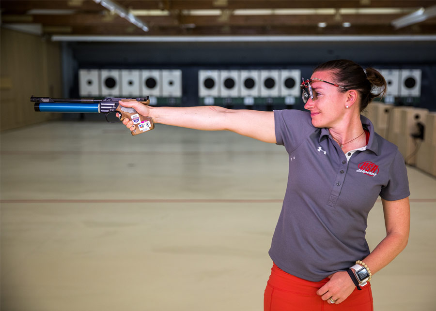 Pistol Shooting Stance Chart