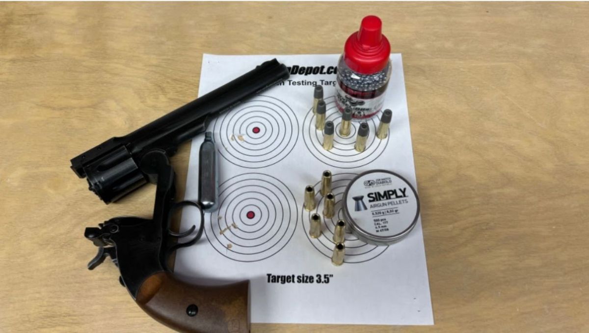 Schofield No. 3 6 CO2 revolver - My test and review - AirGhandi