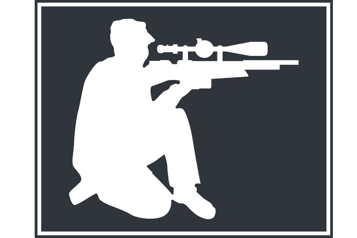 Field Target Silhouettes Kneeling