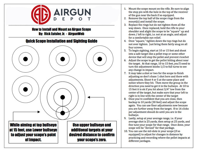 How to Install and Mount an Airgun Scope