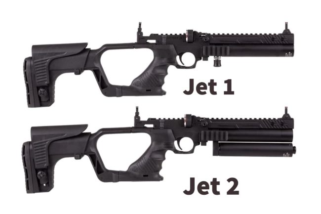 Hatsan Jet 1 and Jet 2 pcp air pistols