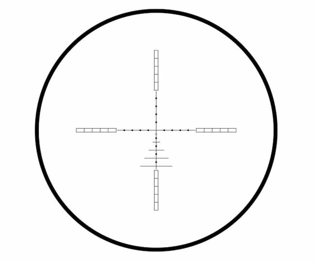 hawke airmax reticle closeup